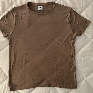 Zara Viscose fabric T-Shirt
